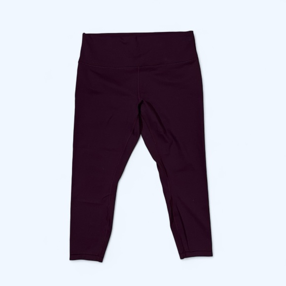 Lululemon Wunder Train High-Rise Tight Cassis (burgundy) size 16 RLT3-7 - Picture 4 of 6